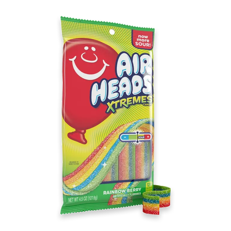 Xtremes Belts Rainbow Berry Chewy Candy Package