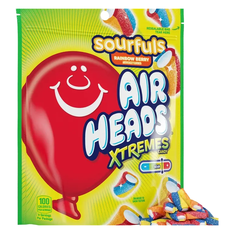 Airheads Xtremes Sourfuls Chewy Candy, 9oz