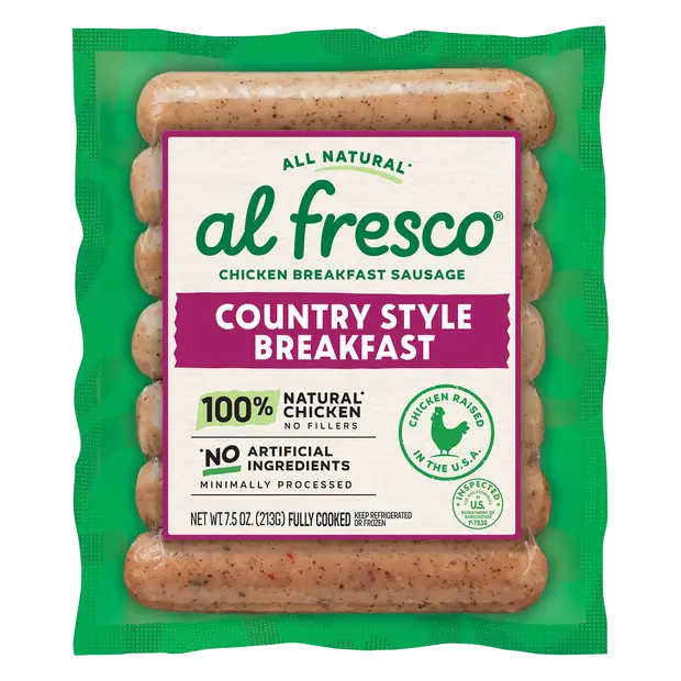 All Natural Country Chicken Breakfast Sausage Links - 7 ct