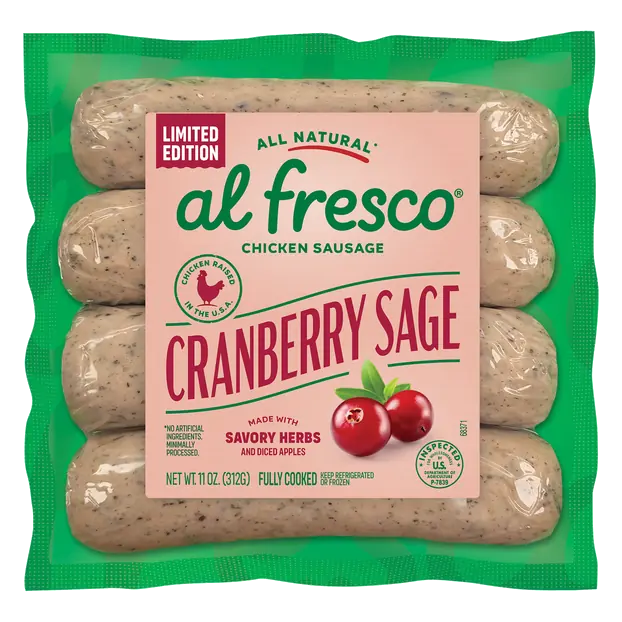 All Natural Cranberry Sage Chicken Sausage - 4 ct