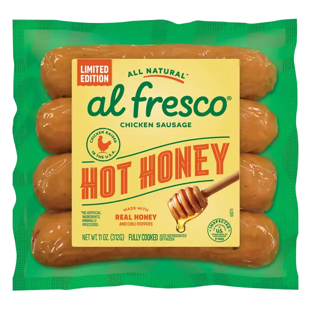 All Natural Hot Honey Chicken Sausage - 4 ct
