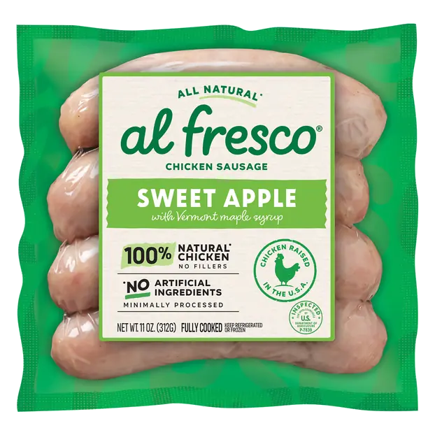 All Natural Sweet Apple Chicken Sausage - 4 ct