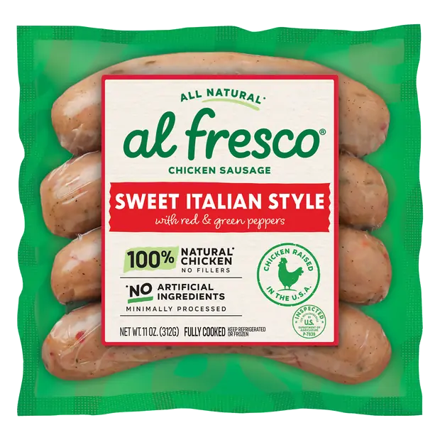 All Natural Sweet Italian Style Chicken Sausage - 4 ct