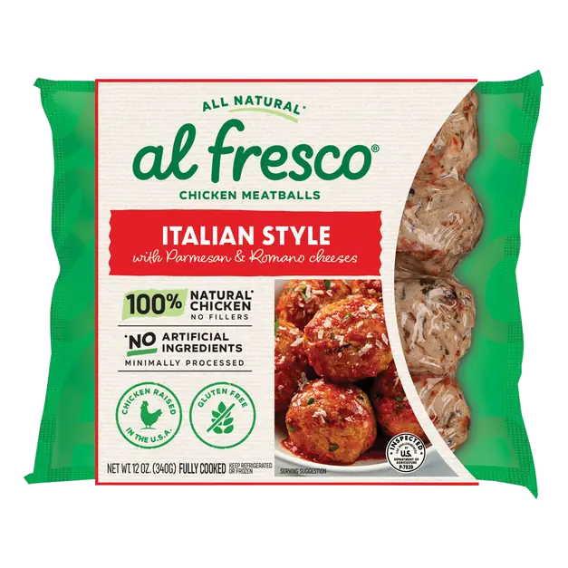 Al fresco Chicken Meatballs, Italian Style