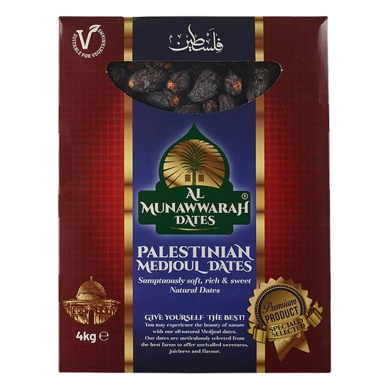 Al Munawwarah Palestinian Medjoul Dates 4kg