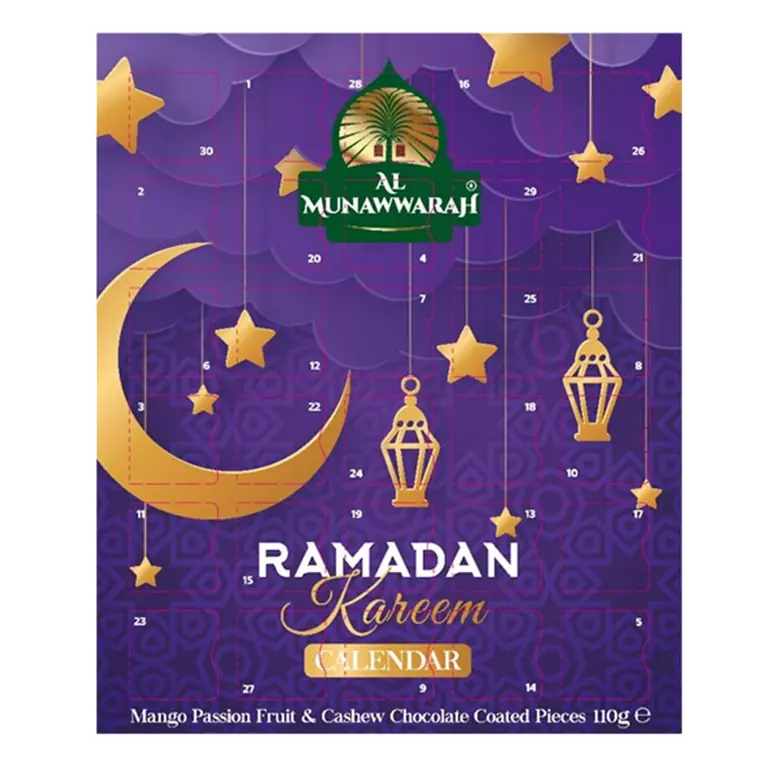 Fruit & Chocolate Coated Pieces Ramadan Kareem Calendar 110g