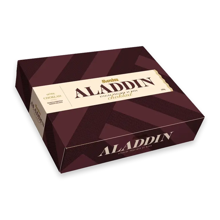 Aladdin Mörk choklad 400g Marabou