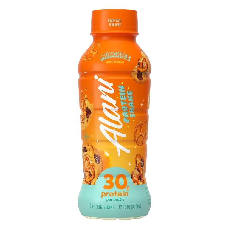 Alani Munchies 30g Protein Energy Drink, 12 fl oz Bottle: Non-Caffeinated