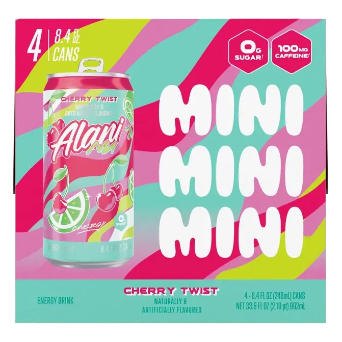 Alani Nu Cherry Twist Energy Drink, 4pk/8.4 fl oz Cans