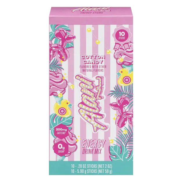 Cotton Candy Energy Drink Mix - 10 ct