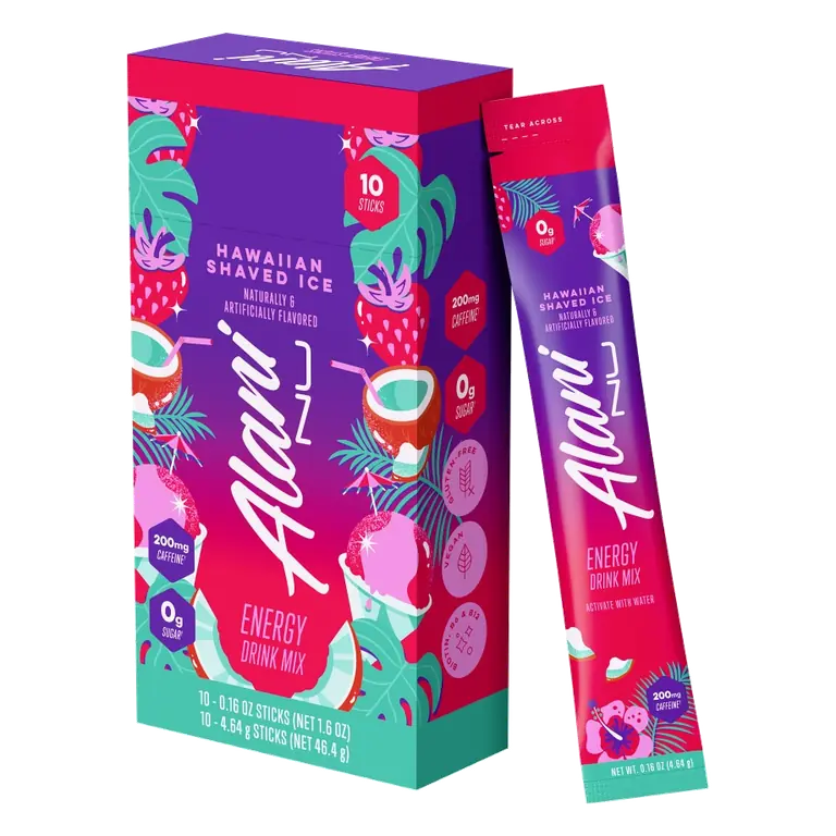 Hawaiian Shaved Ice Energy Sticks