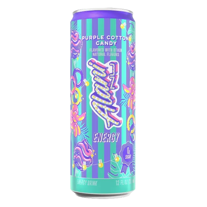Alani Nu Purple Cotton Candy, 12 fl oz Can