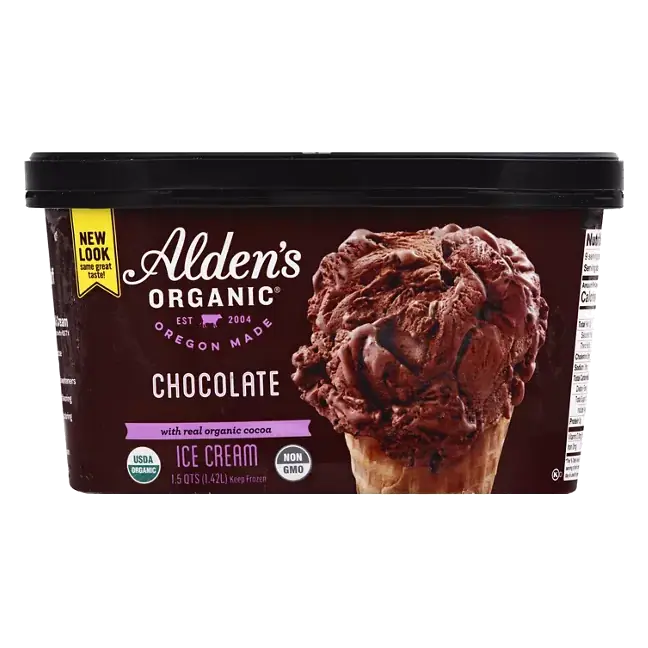 Ice Cream, Organic, Chocolate