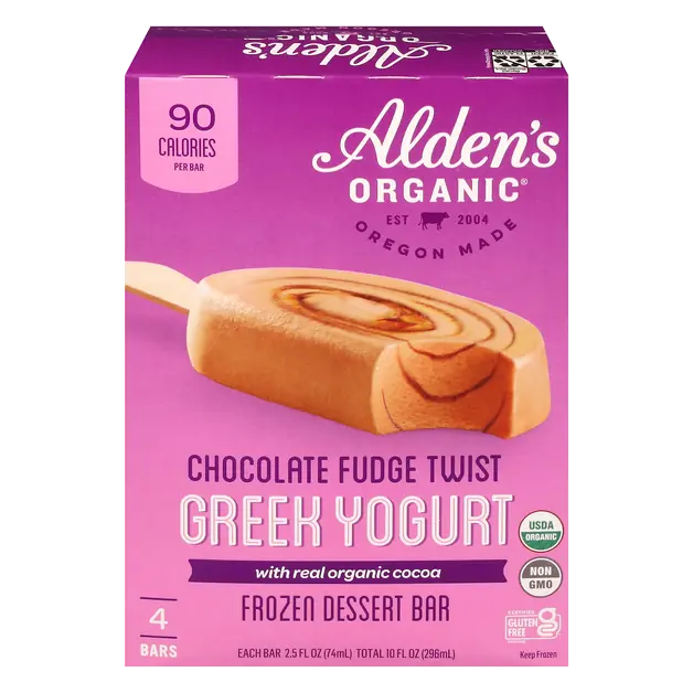 Chocolate Fudge Twist Greek Yogurt Dessert Bars - 4 ct