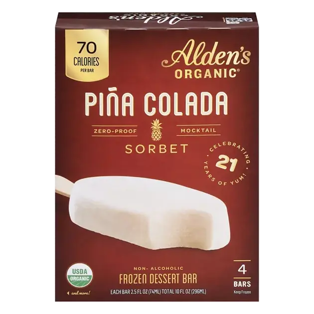 Frozen Dessert Bar, Sorbet, Pina Colada