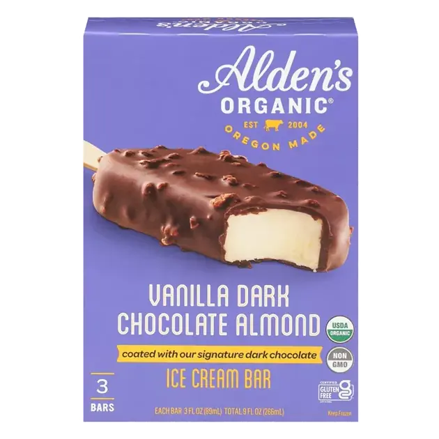 Ice Cream Bar, Vanilla Dark Chocolate Almond
