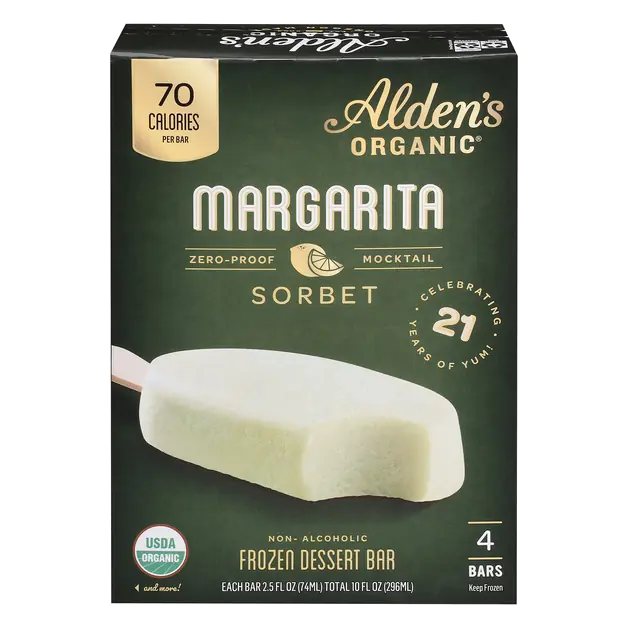 Margarita Sorbet Frozen Dessert Bar - 4 ct