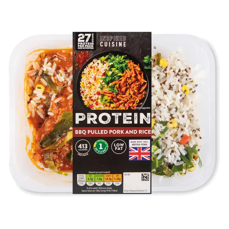 Protein BBQ Pulled Pork & Rice