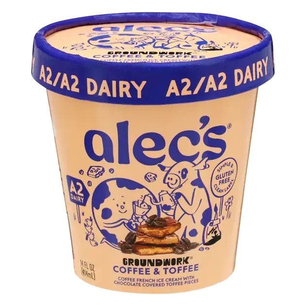 A2 Dairy Groundwork Coffee & Toffee Ice Cream