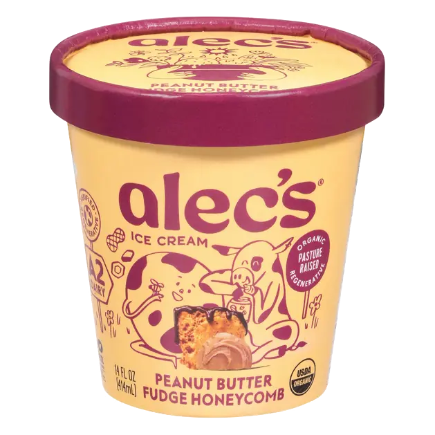 Peanut Butter Fudge Honeycomb Ice Cream