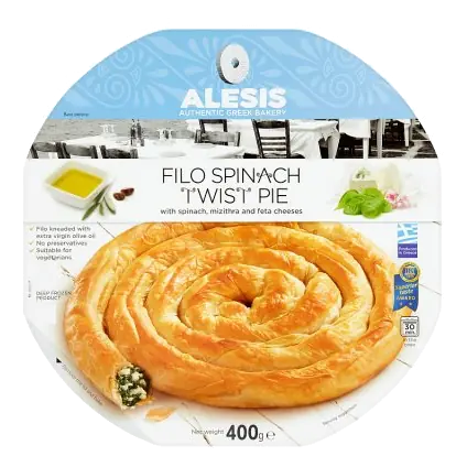 Filo Spinach Twist Pie