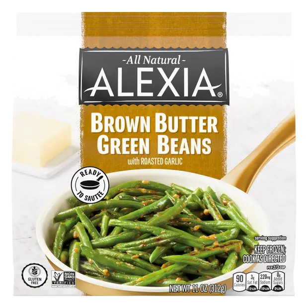 All Natural Brown Butter Green Beans Frozen