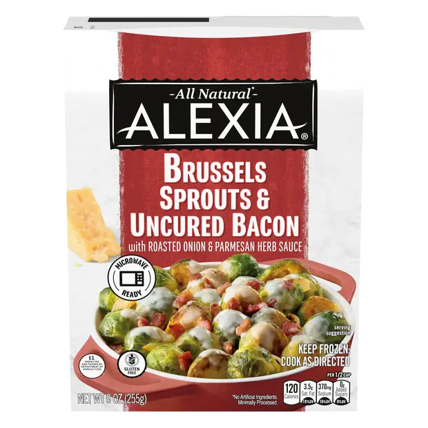 All Natural Brussels Sprouts & Uncured Bacon Frozen