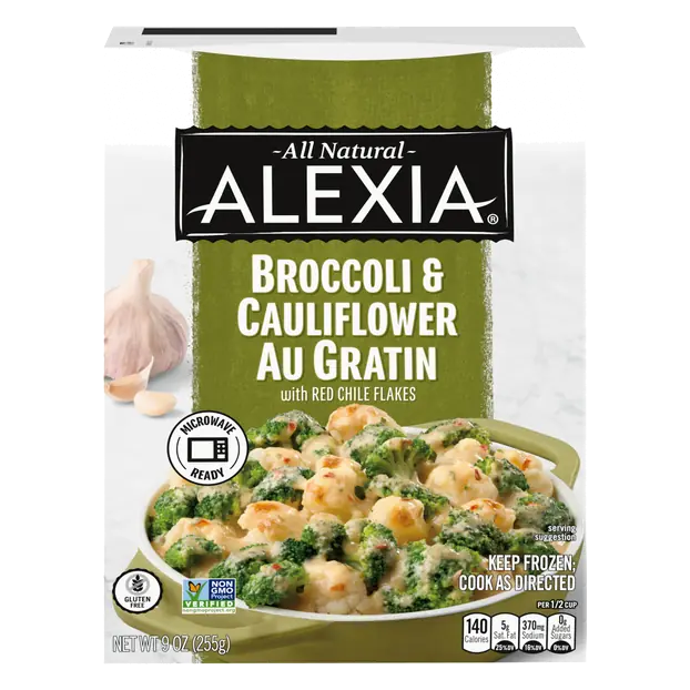 All Natural Cauliflower & Broccoli Au Gratin Frozen