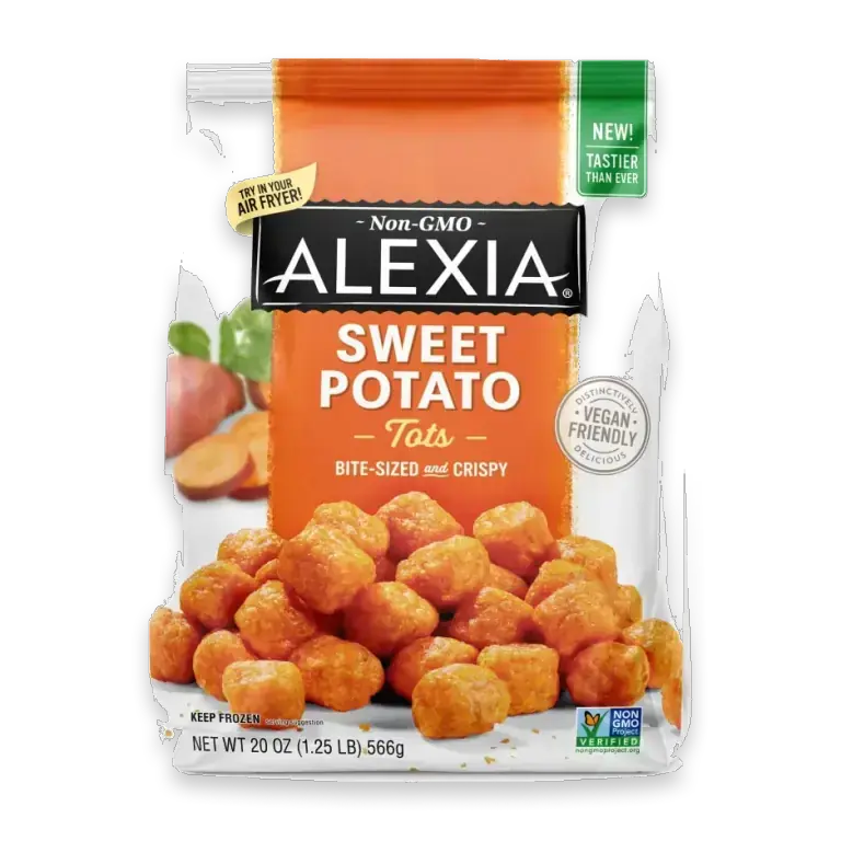 Sweet Potato Tot Bite-Sized and Crispy Frozen Potatoes