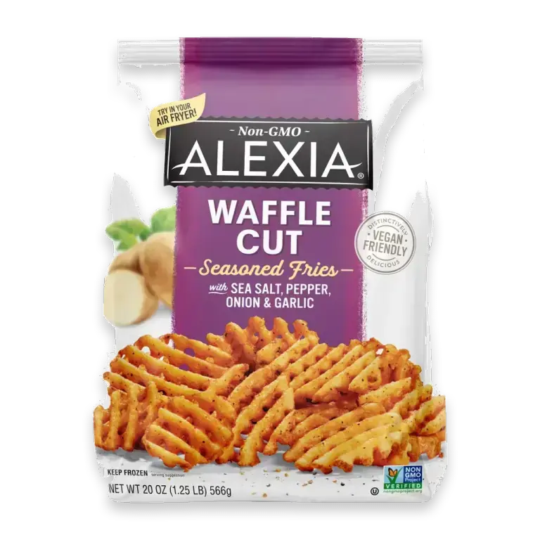 Waffle Cut Seasoned Fries Frozen Potatoes