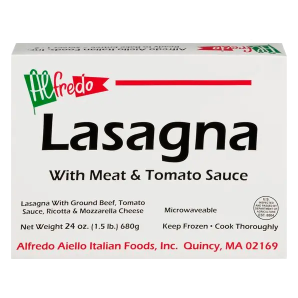 Lasagna with Meat & Tomato Sauce Frozen Meal