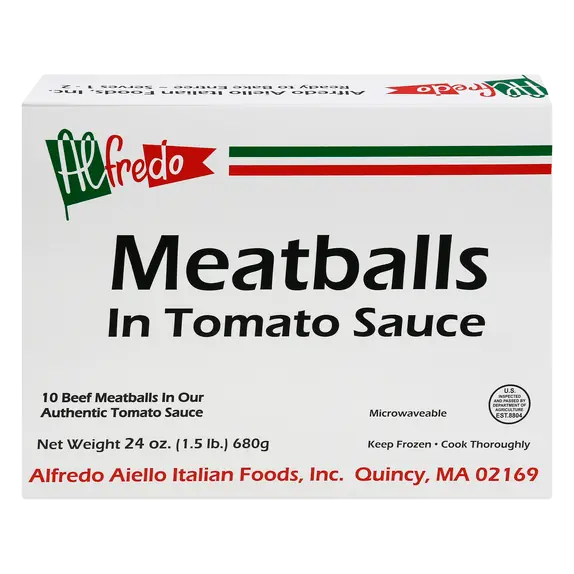 Meatballs in Tomato Sauce - 10 ct Frozen Meal