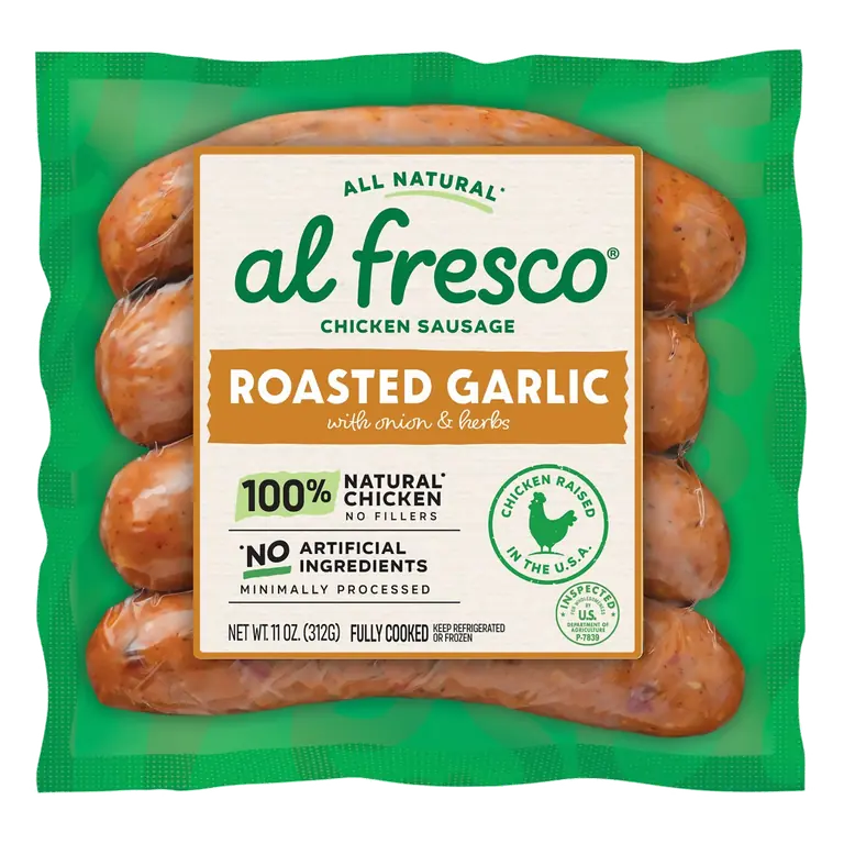 Roasted Garlic with Onions and Herbs Chicken Sausage