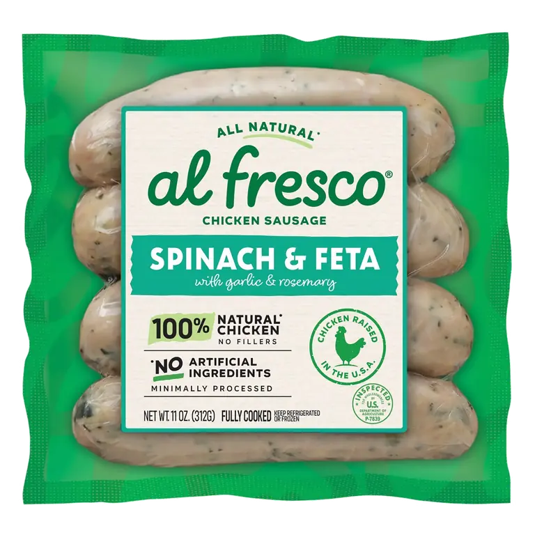 Spinach & Feta with a Hint of Rosemary Chicken Sausage