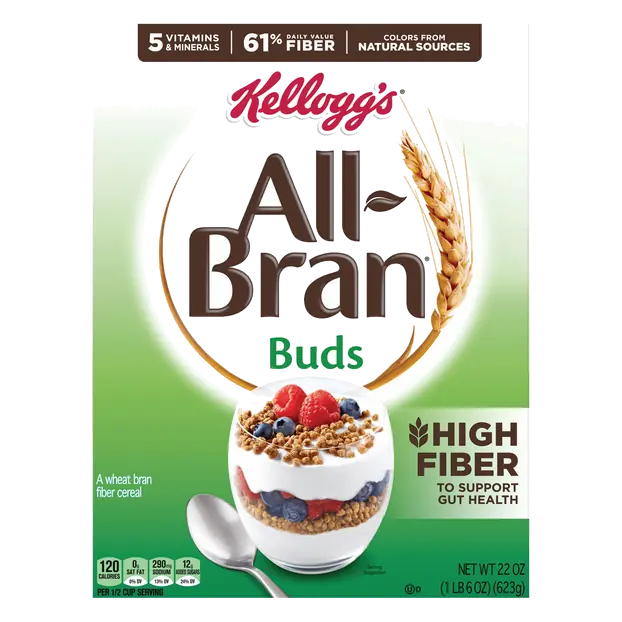 Kellogg's All-Bran Buds Cereal with High Fiber