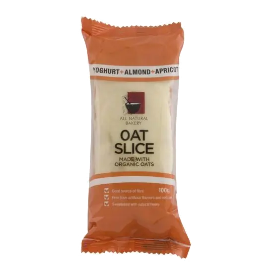 Apricot Almond Yoghurt Oat Slices