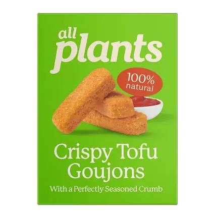 Tofu Goujons Spinach & Peas