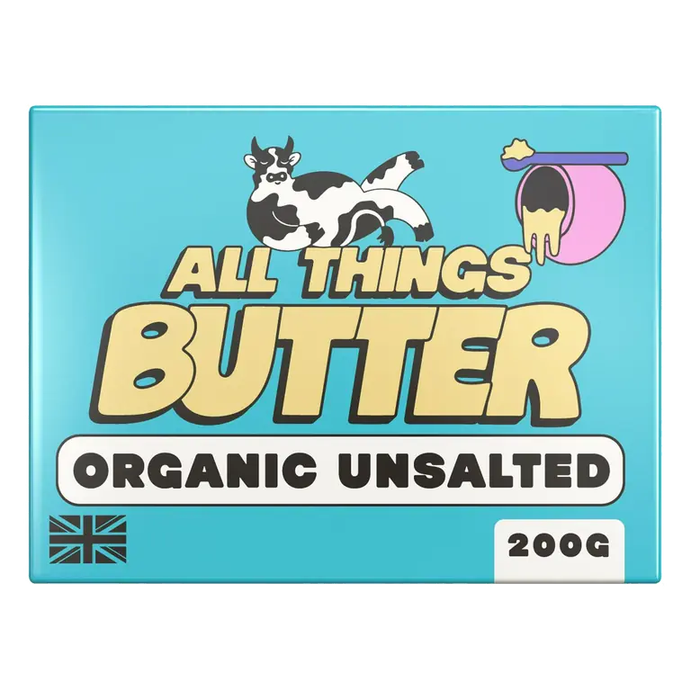 Organic British Unsalted Butter 200g