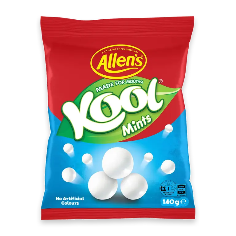 Kool Mints Lollies Bag