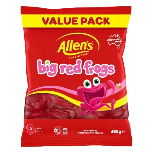 Lollies Big Red Frogs