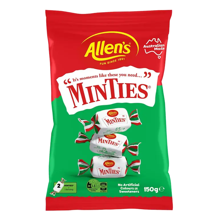 Minties Mint Chew Lollies Bag