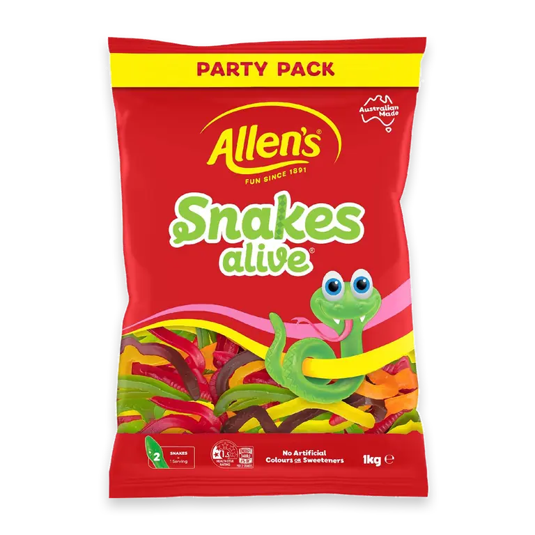 Snakes Alive Lollies Bulk Bag