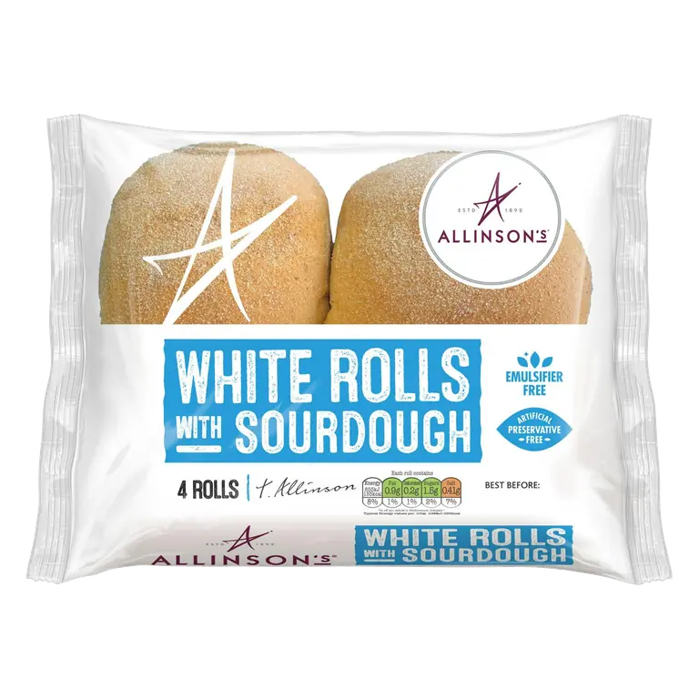 4 x with Sourdough White Rolls