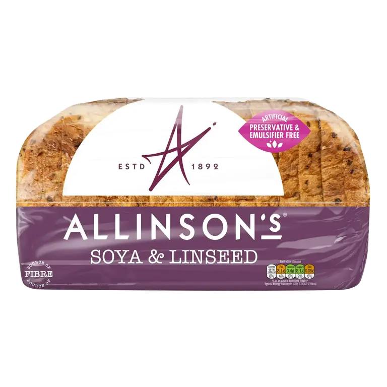 Soya & Linseed Sliced Seeded Bread 750g