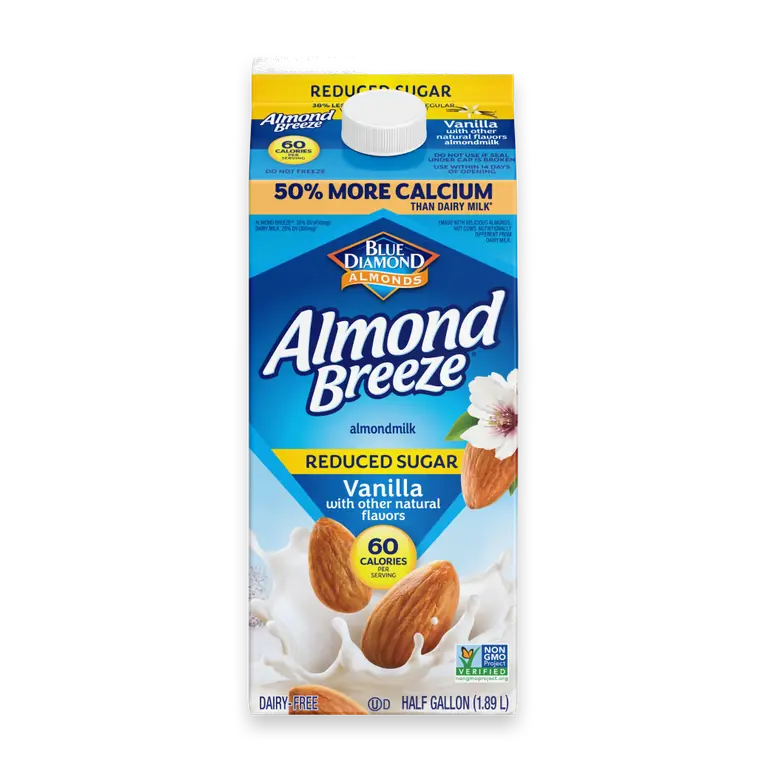 Dairy Free Reduced Sugar Vanilla Almondmilk Half Gallon