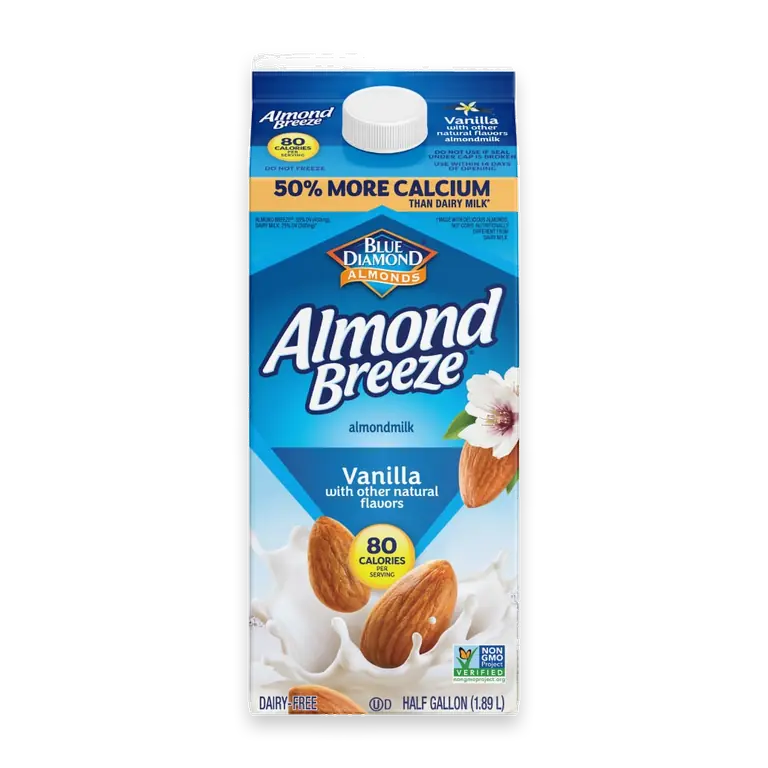 Dairy Free Vanilla Almond Milk Half Gallon