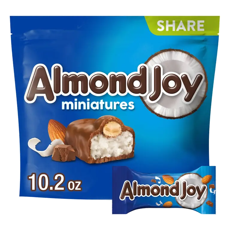Coconut & Almond Chocolate Candy Bar Miniatures