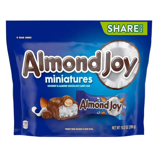 Coconut & Almond Chocolate Candy Bars Miniatures Share Pack