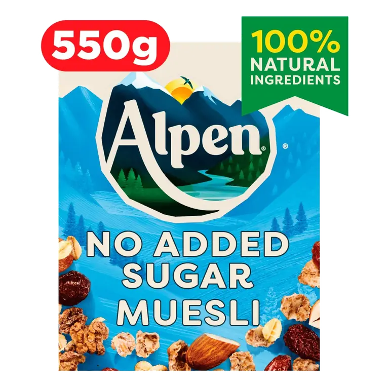 No Added Sugar Muesli Breakfast Cereal 550g