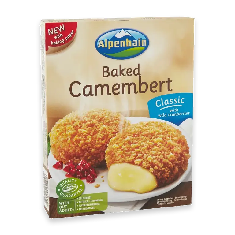 Camembert Panerad 200g Alpenheim